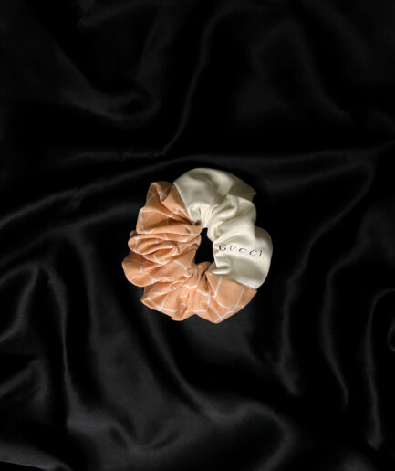 Scrunchie Blush upcyclé